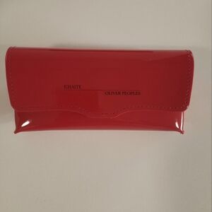 Khaite X Oliver Peoples Red Women's Eyeglass Case